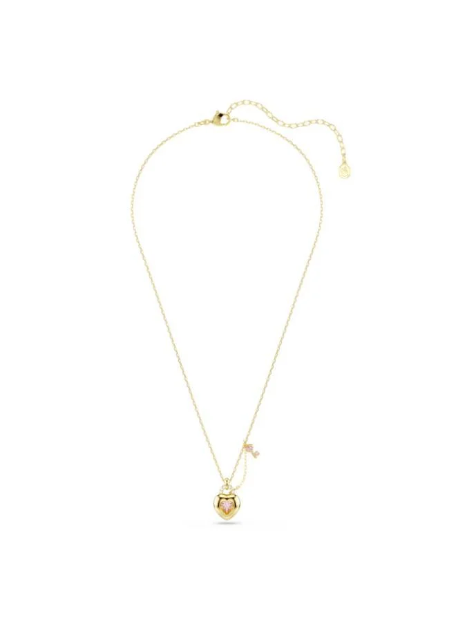 SWAROVSKI Idyllia Heart Gold Tone Plated Necklace